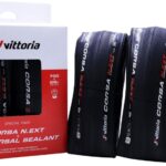 2 x Corsa N.EXT 700 x 28c TLR full black G2.0 w/80ml Sealant