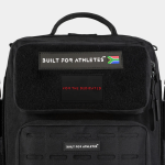 For The Dedicated Patch Black Back & Red Text