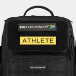 Athlete Patch Yellow Back & Black Text