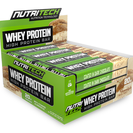 Nutritech Whey Protein Bars Farmstyle Milktart 12 x 68g