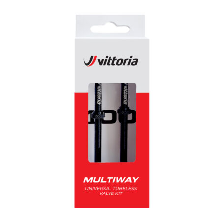 Vittoria Multiway tubeless valve alloy black 60mm (2 pcs)