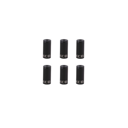Cable Brake Ferrule Alloy Black 5mm 100/Bottle