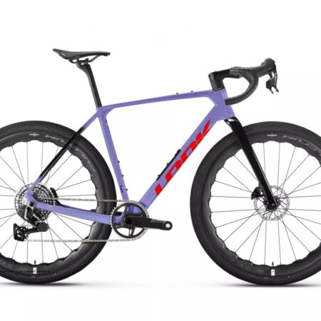 LOOK G85 Cezal - SRAM Force AXS / Fulcrum Soniq Wheels-Speckled Purple/Neon Orange Size L